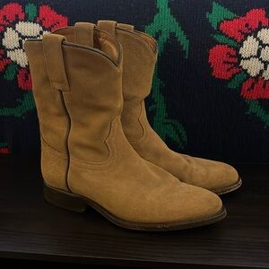 Rhodes men’s suede roper boots 9.5